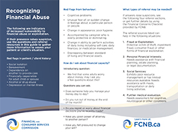 Recognizing Financial Abuse