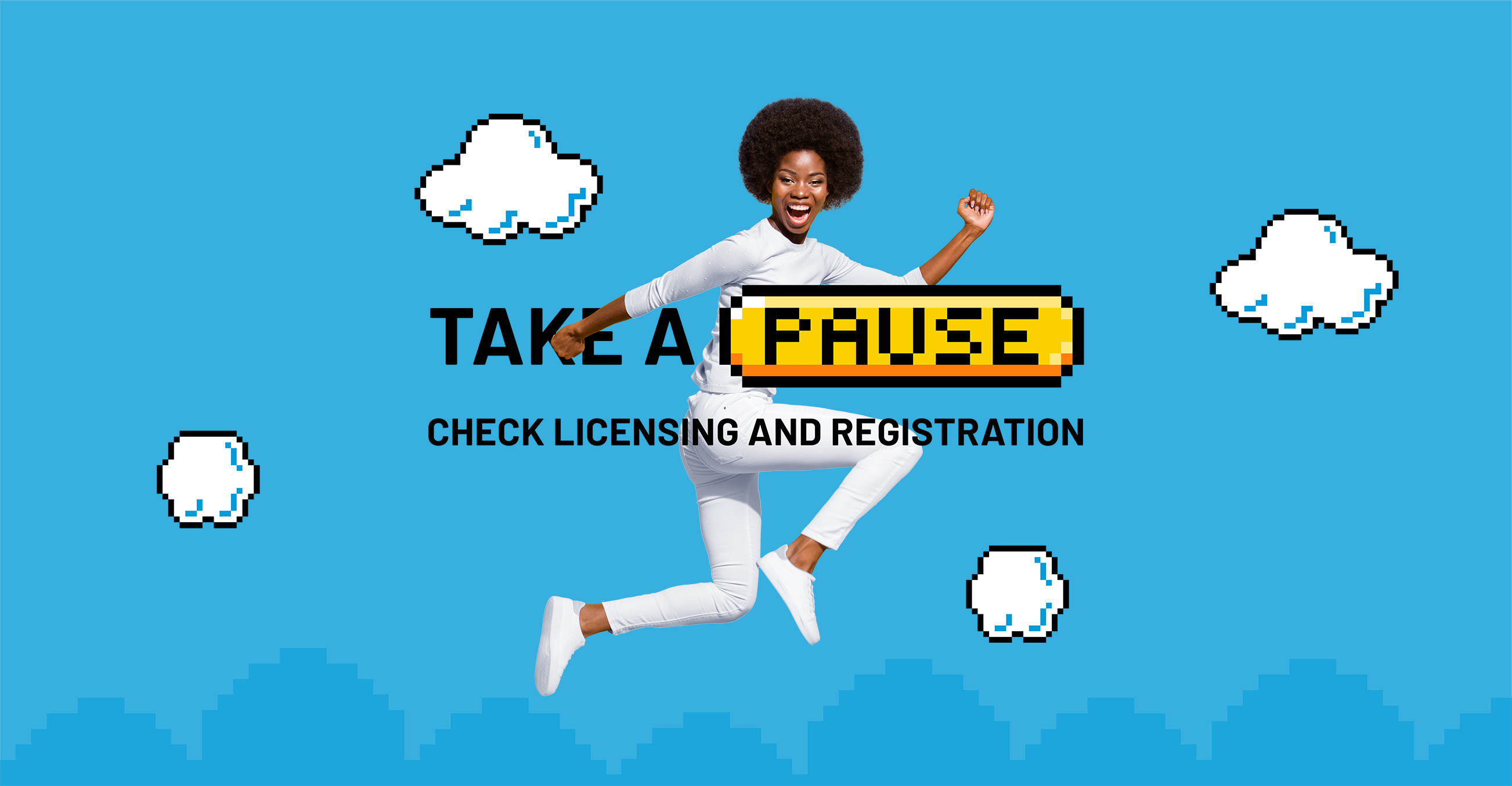 Take a pause. Check licensing and registration.