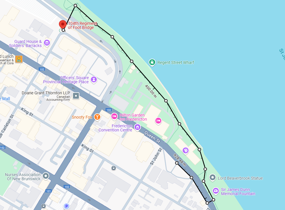 Walk Route Map