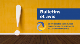 Bulletins et avis.