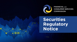 Securities Regulatory Notice.