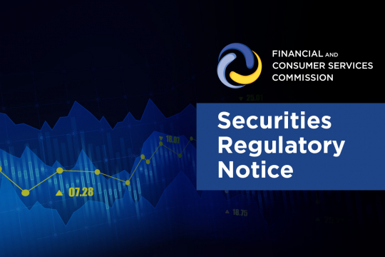 Securities Regulatory Notice.