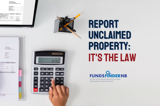 Report Unclaimed Property-It's the Law