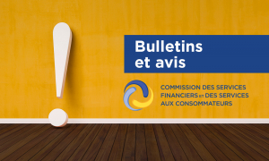 Bulletins et avis.